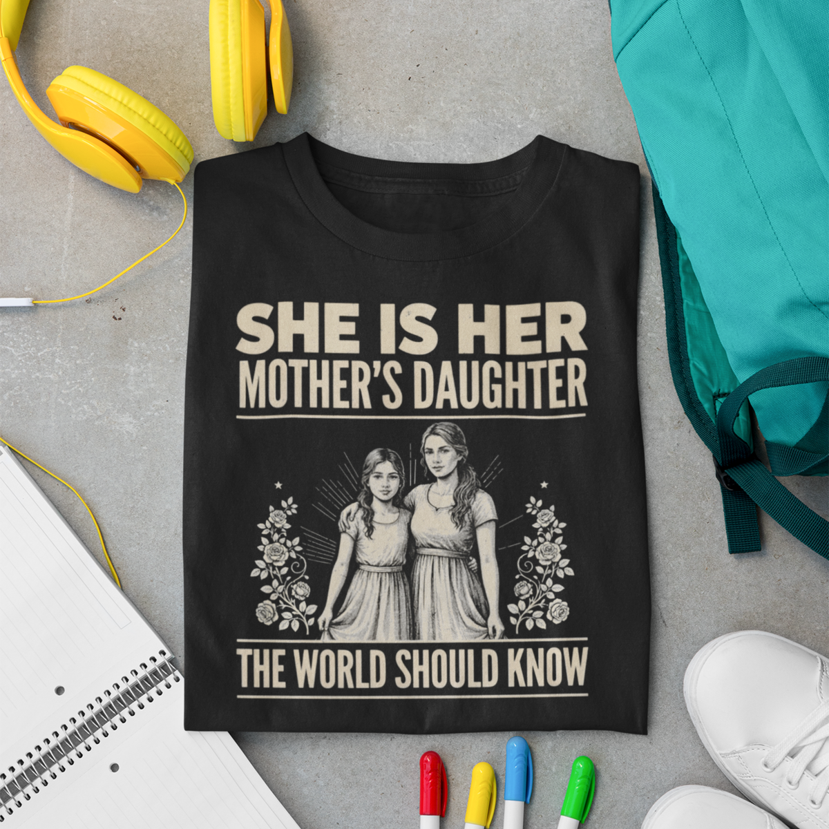 She Is Her Mother's Daughter — Mother-Daughter T-Shirt