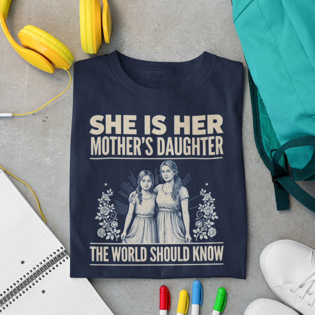 She Is Her Mother's Daughter — Mother-Daughter T-Shirt