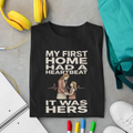 My First Home Had A Heartbeat — Mother-Daughter T-Shirt