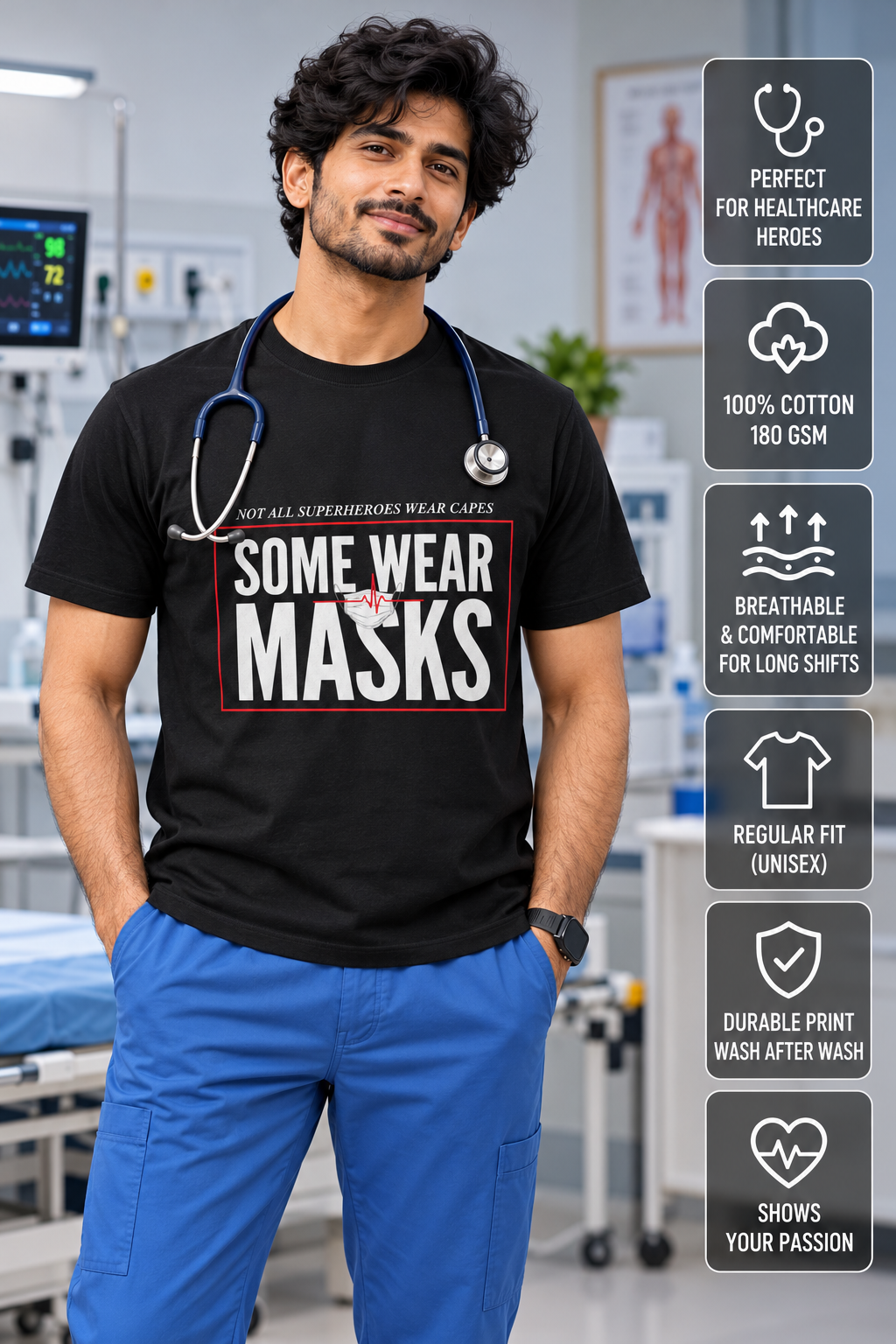Not All Superheroes Wear Capes Some Wear Masks 03 model view