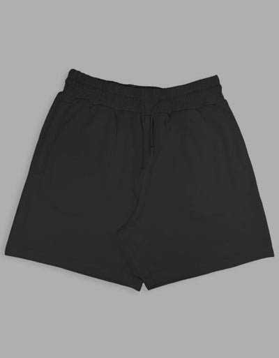 Pure Comfort Terry Shorts black unisex relaxed fit soft breathable fabric