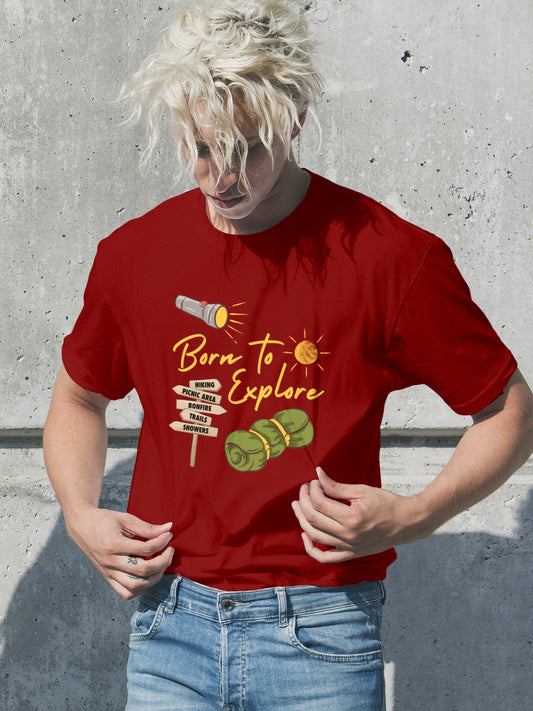 Born to Explore Men's Classic Crew T-Shirt