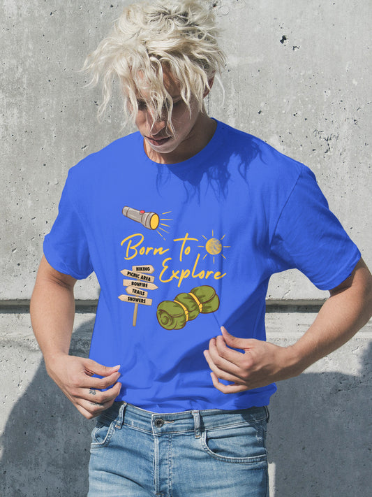 Born to Explore Men's Classic Crew T-Shirt